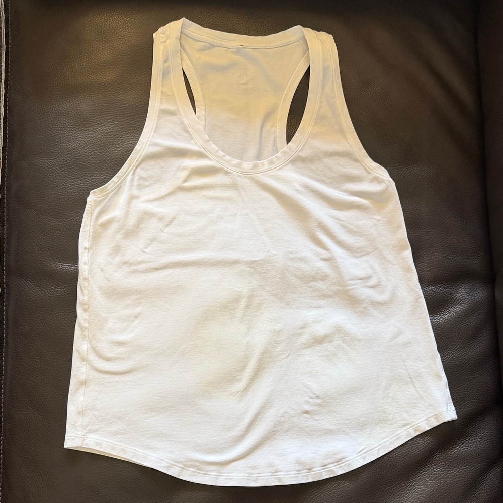 Lululemon Athletica Classic White Tank Top